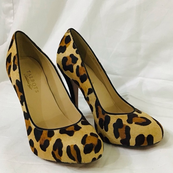 Talbots Pony Hair Platform Heels - Picture 3 of 12